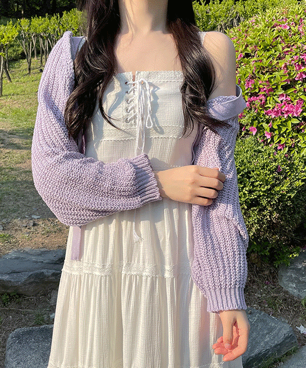 ssomedays-엔젤 아일렛 펀칭 롱원피스 2color - 썸데이즈♡韓國女裝連身裙